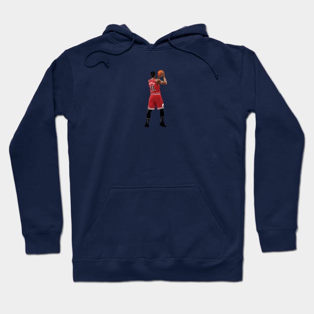 DeMar DeRozan Vector Back Hoodie by qiangdade